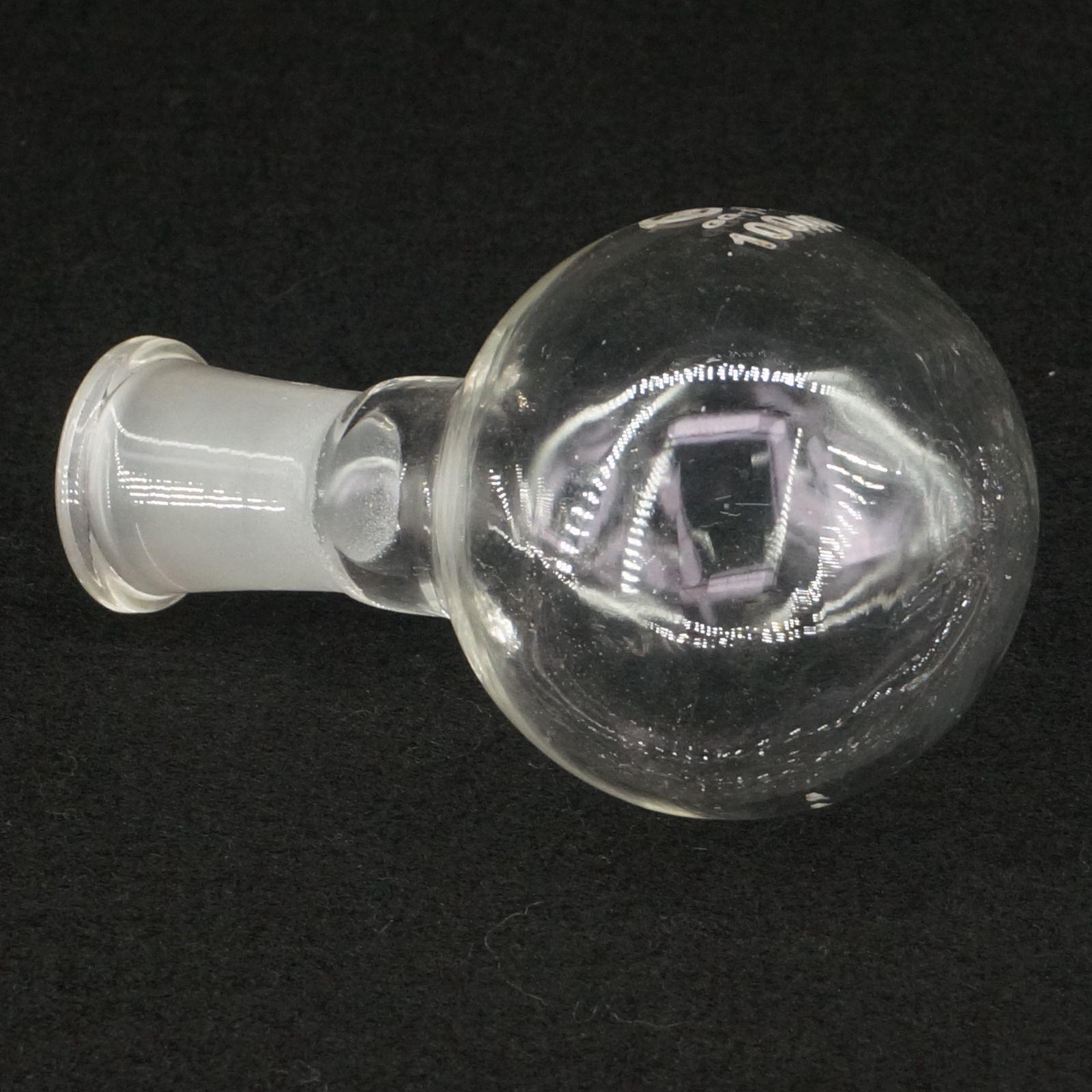 100Ml 19/26 Joint Borosilicaatglas Fles Ronde Bodem Enkele Korte Hals Lab