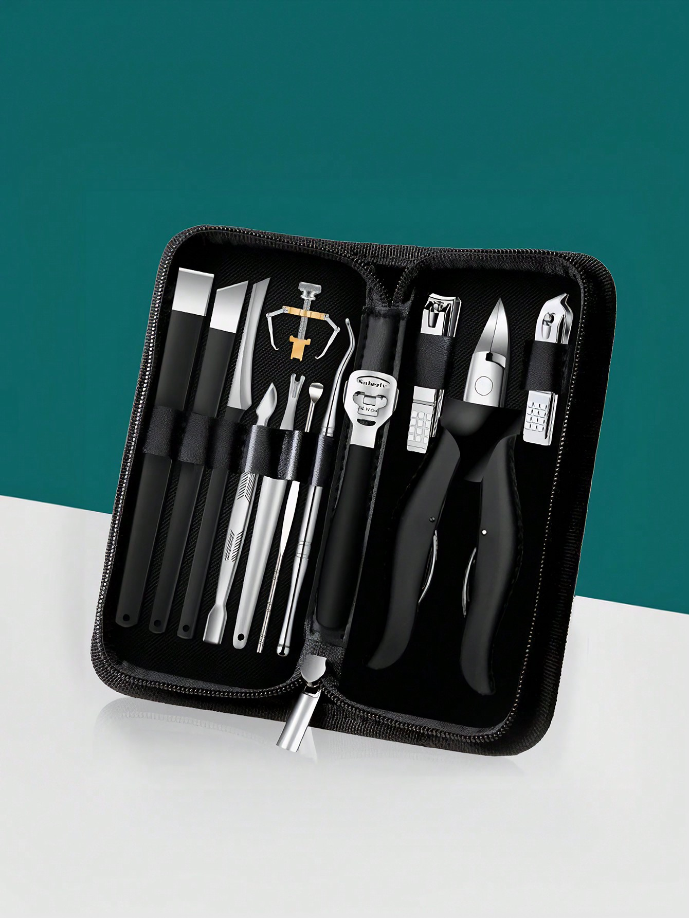 Ensemble de couteaux de pédicure, dissolvant de couteau pour ongles incarnés, rasoir pour callosités, outils professionnels pour grattoir les pieds, couteau pour l'élimination des callosités: plum