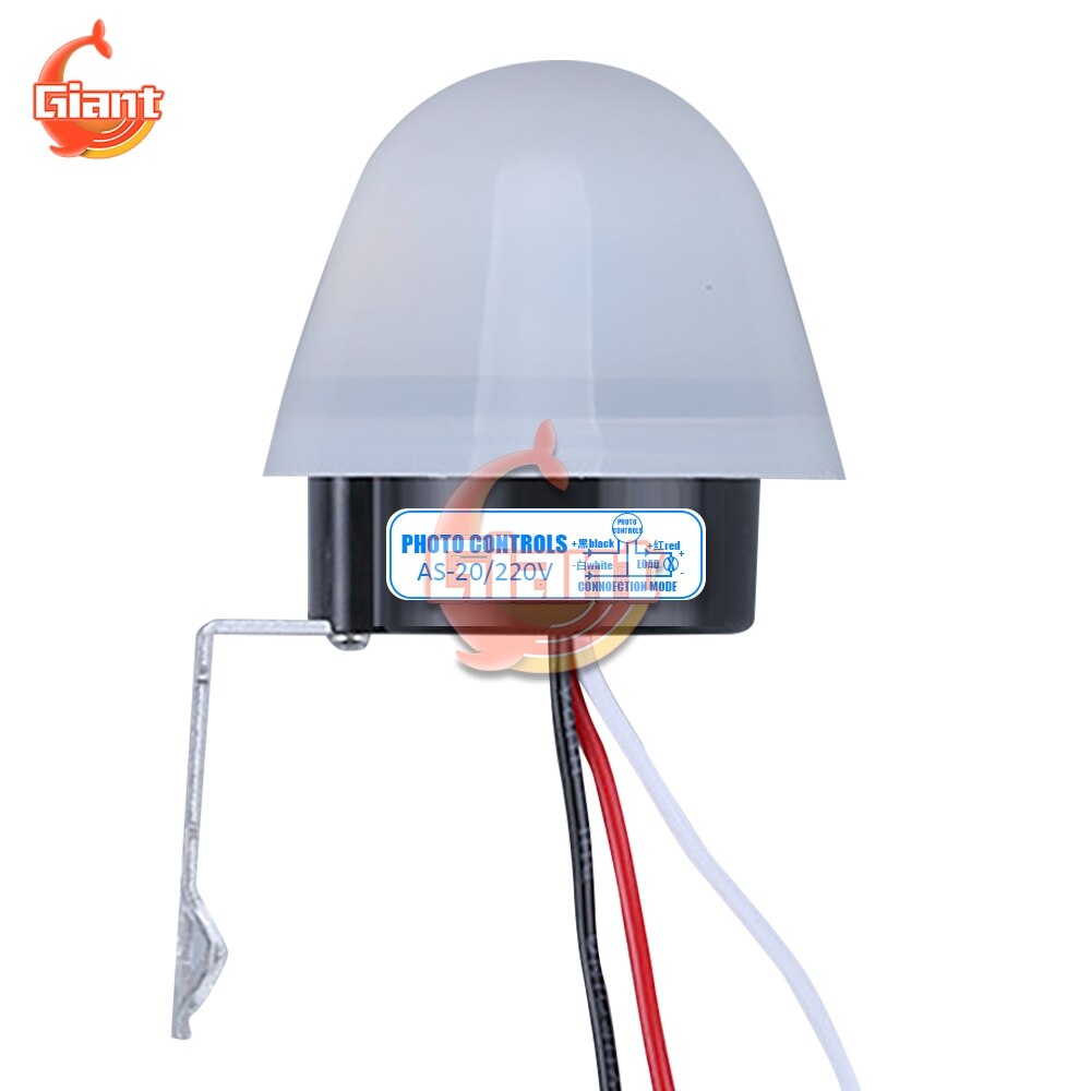 Als-20 Dc 12V Ac 110V 220V Waterdichte Schakelaar 50-60Hz 10A foto Controle Photoswitch Sensor Schakelaar Voor Straat Licht: 220V