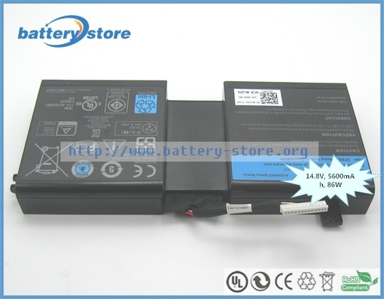 Genuine 2F8K3 KJ2PX battery for Alienware 17 R5 Alienware M17 R5 Alienware 17 r1 Alienware 17x 18X M18X M17X 86W,
