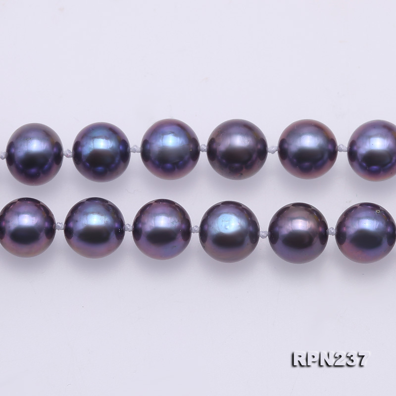 JYX Choker Parel Ketting vrouwen Zwarte Parel Ketting 7-8mm Gekweekte Zoetwater Parel Ketting 18 "vrouwen ketting sieraden