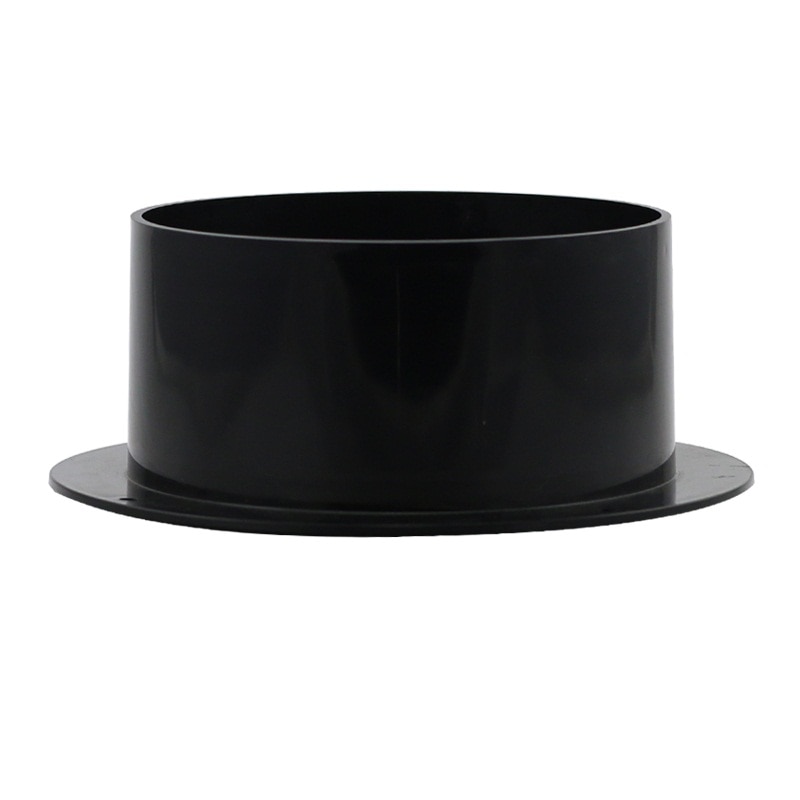 Emhætte flange adapter køkken luft udluftning 100mm 110mm 125mm 150mm skot flange stik abs plast væg lige flange