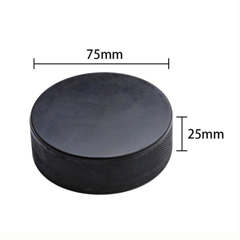 Hockey International Match Ice Hockey Made Of Rubber 7.5cm Diameter With Weight 0.14kg Ice Hockey Puck