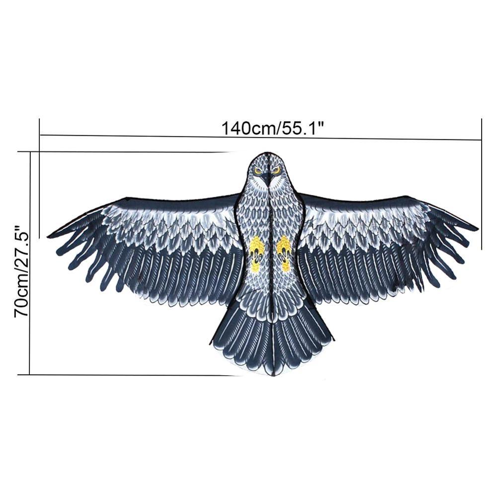 Repelente de aves voladoras, emulador de halcón volador, cometa antiaves para jardín, espantapájaros, patio, espantapájaros