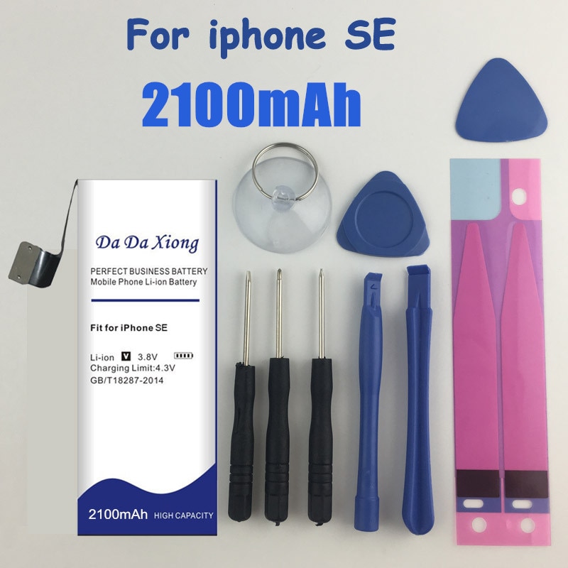 2100 Mah Voor Apple Iphone Se Batterij Hoge Capaciteit Telefoon Batterijen + Gratis Tools
