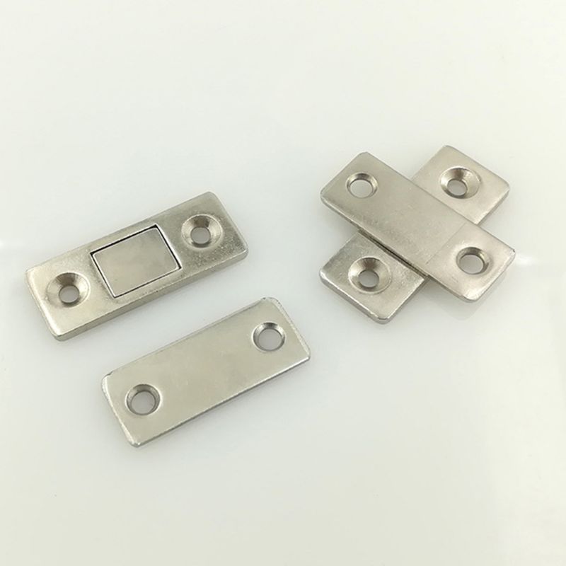 Flat Powerful Door Catches Closer Strong Magnet Catch Latch Stoppers Door Stop R9UC