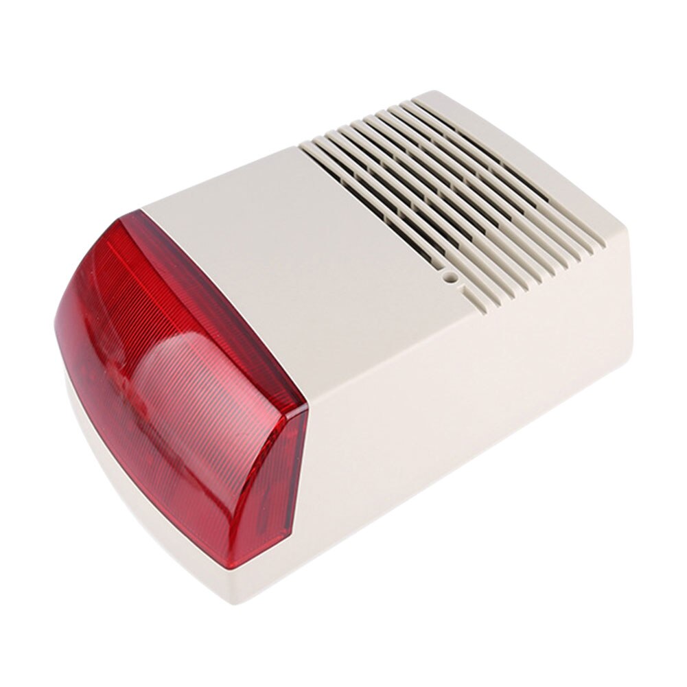 Filaire stroboscope lumière sonore fumée haut-parleur accessoires professionnels Flash alarme sirène acoustique compacte extérieur intérieur haute puissance
