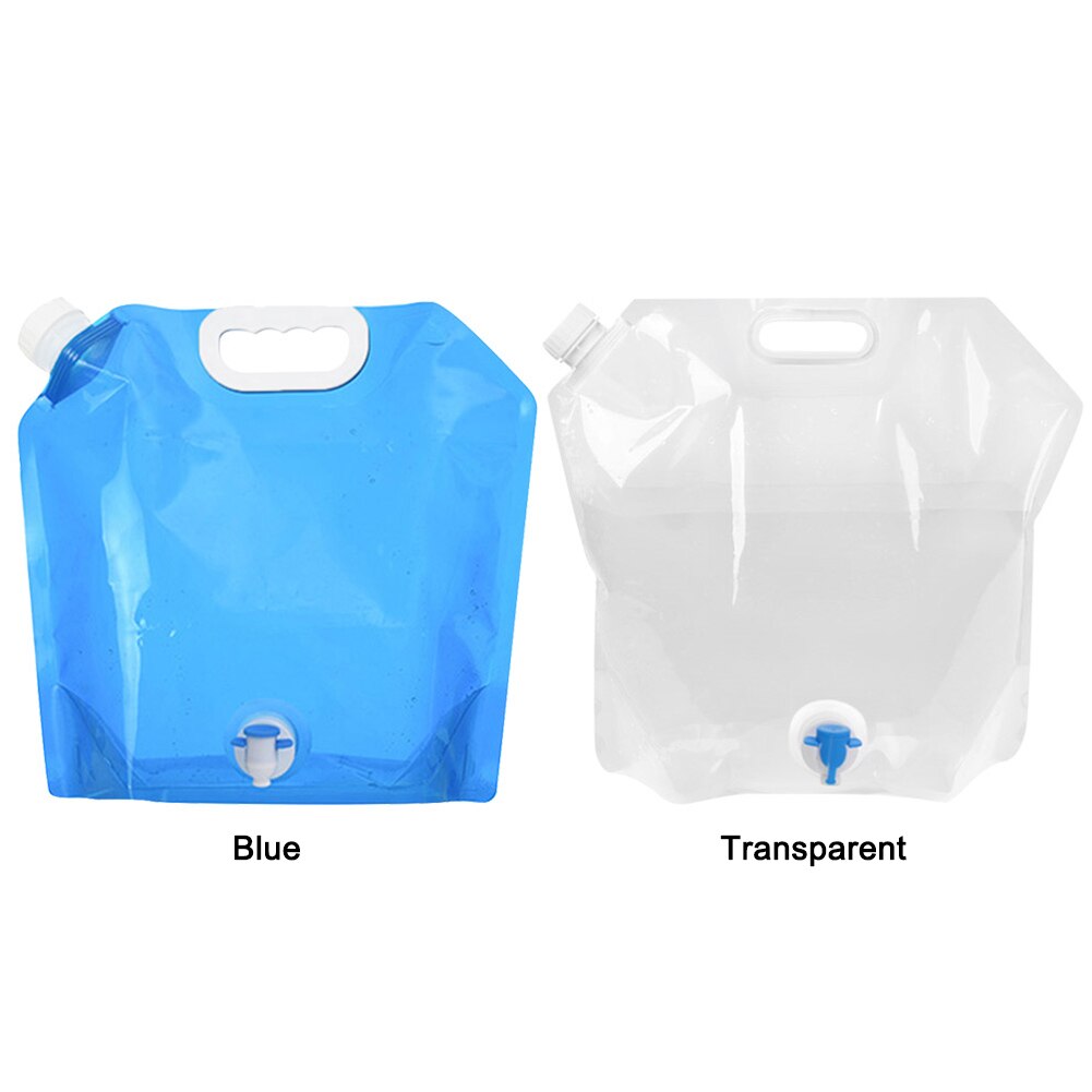 5pcs 5L/10L Water Bag Foldable Water Container For Camp Cooking Supplies Picnic BBQ War Survival Supplies Water Tank