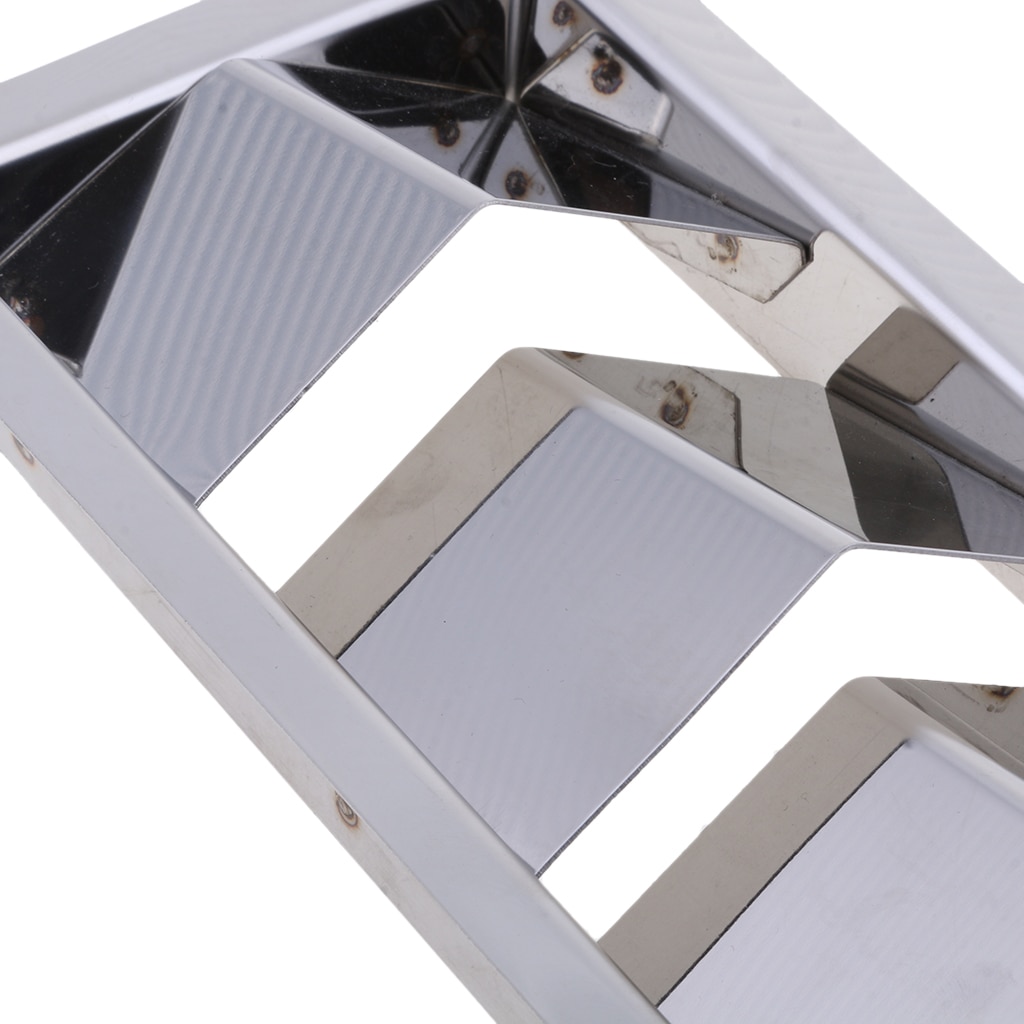 4 Pack Boat Marine Stainless Steel Louvered Vent - 3 Louver - 209 x 110 x 30mm/8-1/4 X 4-3/8 inch