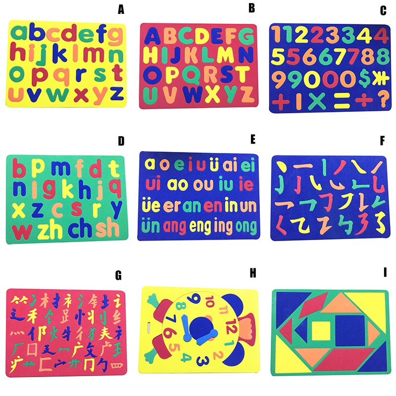Kinderen Leren Letters Cijfers Stereo Koelkast Koelkast Sticker Home Decoratie Educatief Training BM88