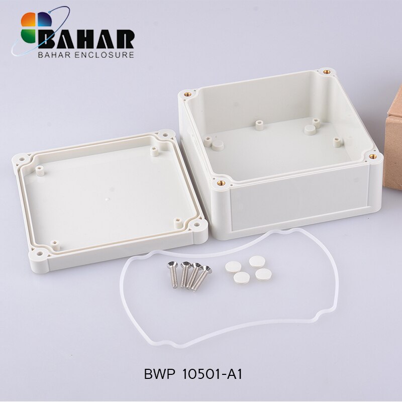 ABS PC waterproof plastic junction box CUSTOM transparent housing Waterproof electronic wire connectors enclosure 120*120*55mm