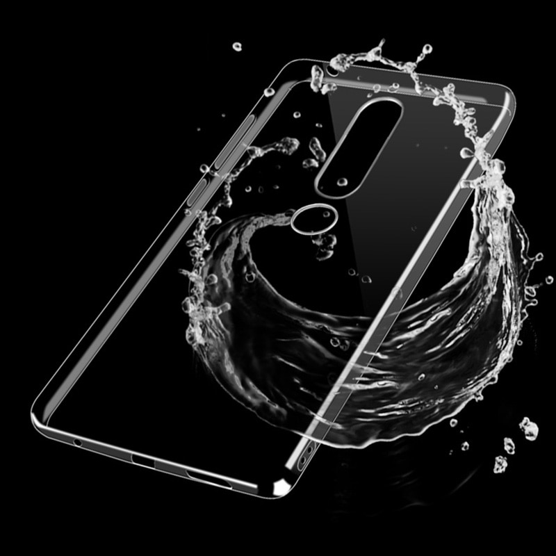 Transparente TPU caso para Nokia 6 Nokia 6,1 de Slim cubierta Nokia6 TA-1016 TA-1043 TA-1045 TA-1050 TA-1054 TA-1068