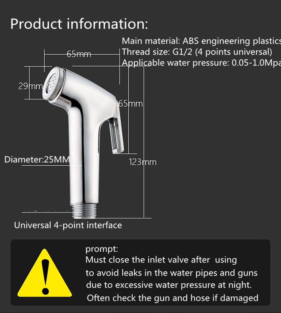 Multifunktionale wc hand bidet wasserhahn bad bidet dusche sprayer messing T adapter 1,5 m schlauch tank süchtig halter einfach installieren