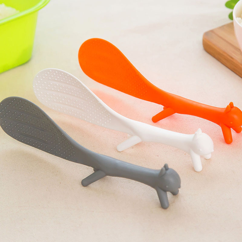 Utensilios de cocina, accesorios de cocina, cuchara para la comida antiadherente, cuchara de plástico para cocina, cuchara para arroz, pala para cocinar arroz: Default Title