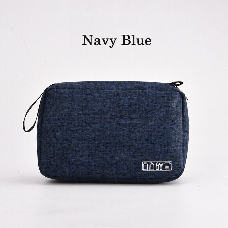 Local Stock Travel Makeup Cosmetic Bag Toiletry Wash Case Organizer Storage Hanging Pouch: Deep Blue