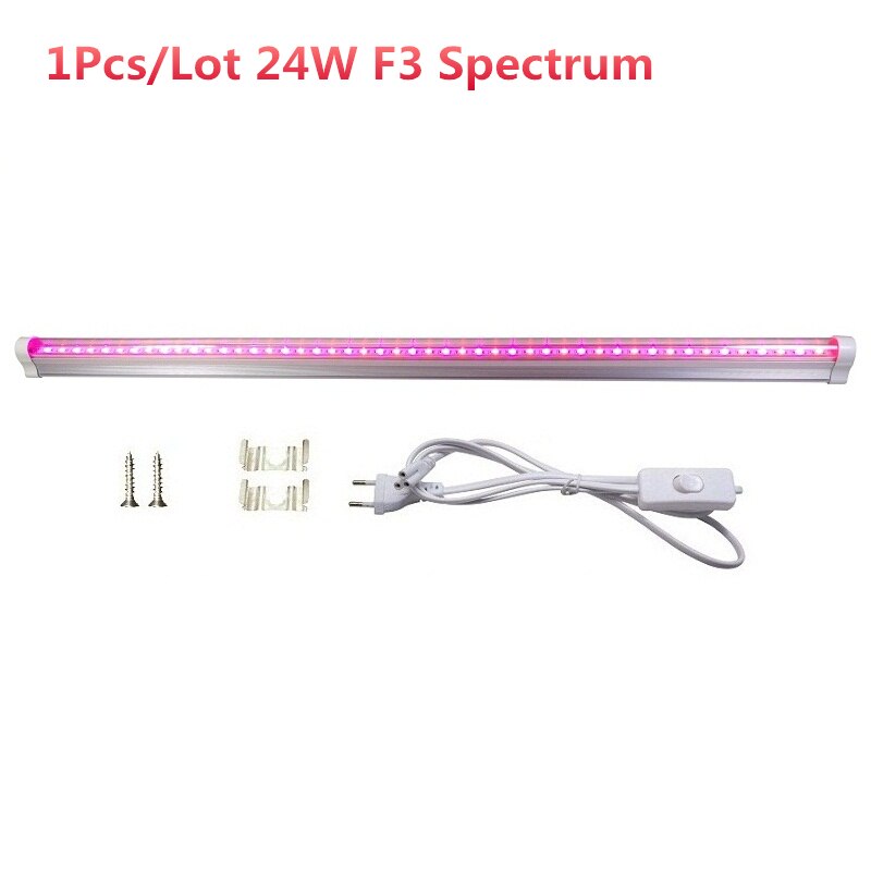 Groleds Led Voor Planten 12W 24W Led Grow Light Volledige Spectrum Phyto Lamp Plantaardige Licht Volledige Spectrum Led 110V 220V Groeien Lamp Hydro