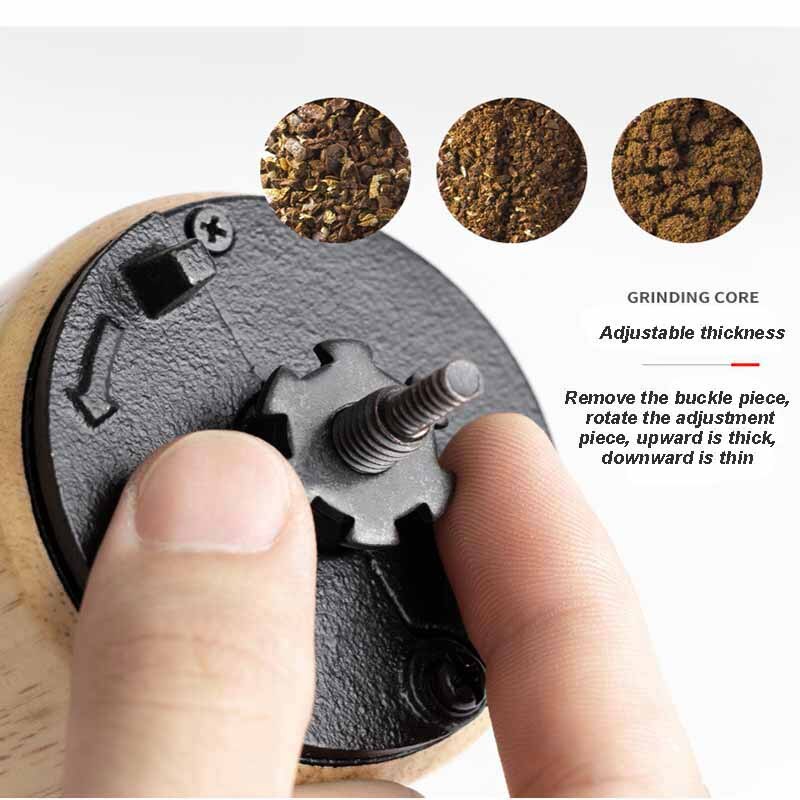 Moulin à café manuel Z30, 75MM, noir/marron/argent/or, 25g, Machine Portable, outil de cuisine en aluminium