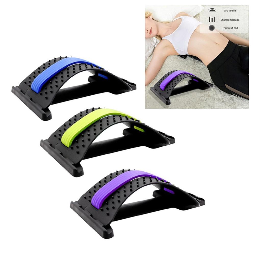 Back Massage Stretcher Magic Fitness Back Posture Corrector Lumbar Traction Spine Posture Back Pain Cushion