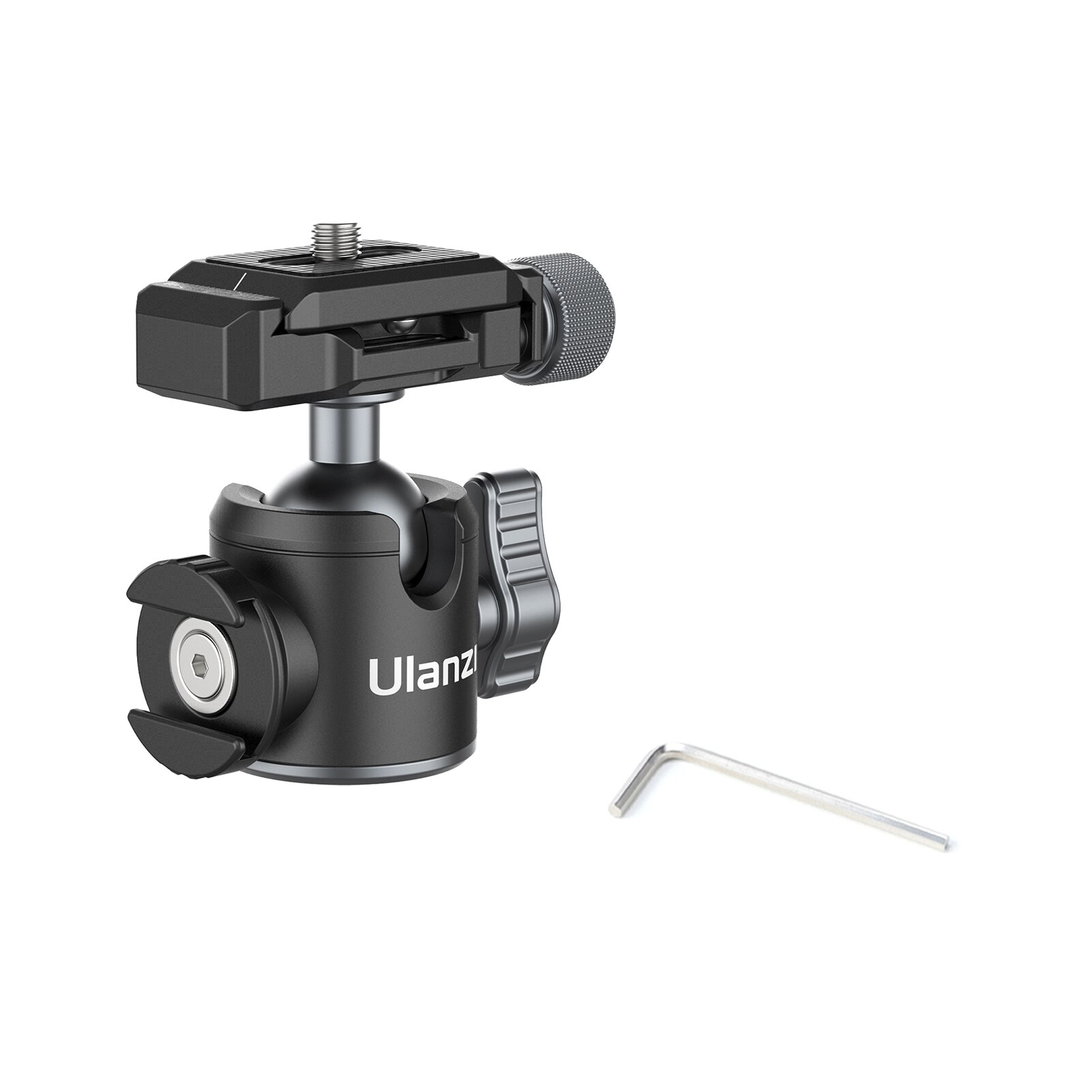 Ulanzi U-80L Arca Zwitserse Side Koude Schoen Bal Hoofd Met Arca Swiss Quick Release Plaat 1/4 Inch Schroef Mounts Voor dslr Ildc Camera: U-80L