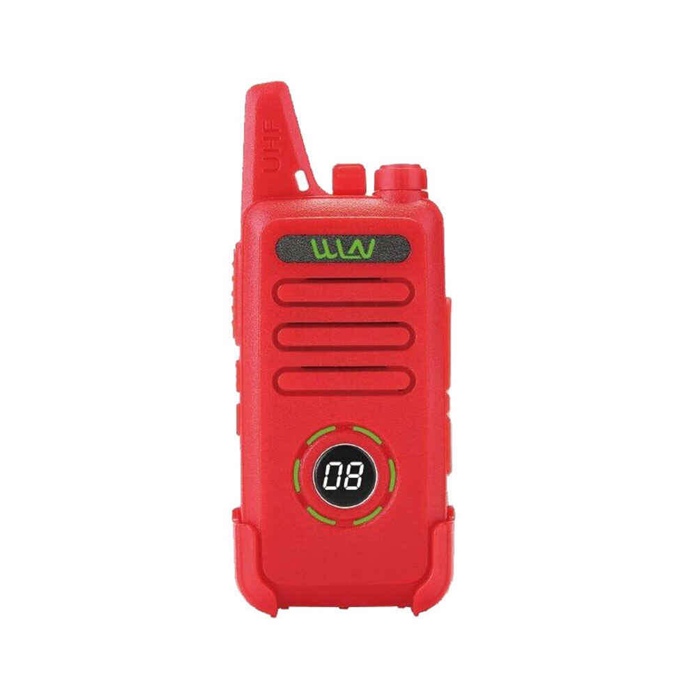 WLN KD-C1plus mini Walkie Verbeterde Radio KDC1plus UHF 400-470MHz slanke transceiver beter dan KD-C1 twee manier radio: KD-C1PLUS-Red