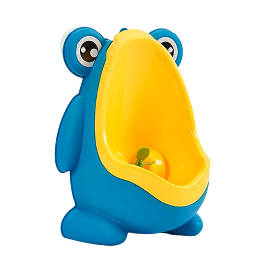 Draagbare Ergonomische Kinderen Jongen Kids Wc Training Kinderen Potty Pee Urine Thuis Badkamer Kikker Vorm Wc Urinoir: Blauw