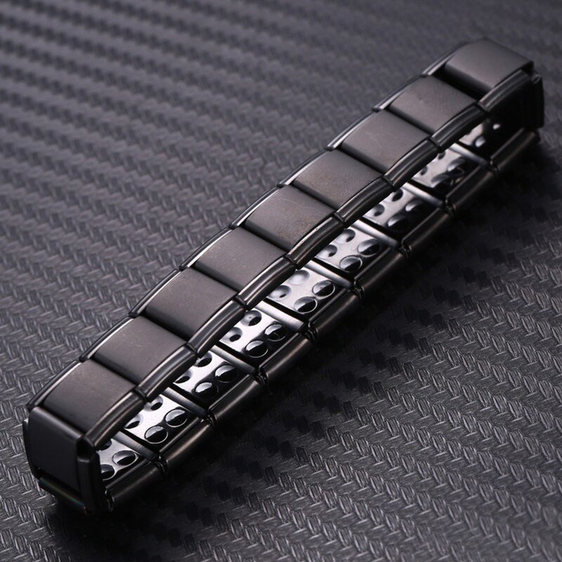 Bracelet magnétique pour homme, soins de santé, perte de poids, thérapie magnétique élémentaire, soulagement de la douleur, arthrite, énergie Bio magnétique,