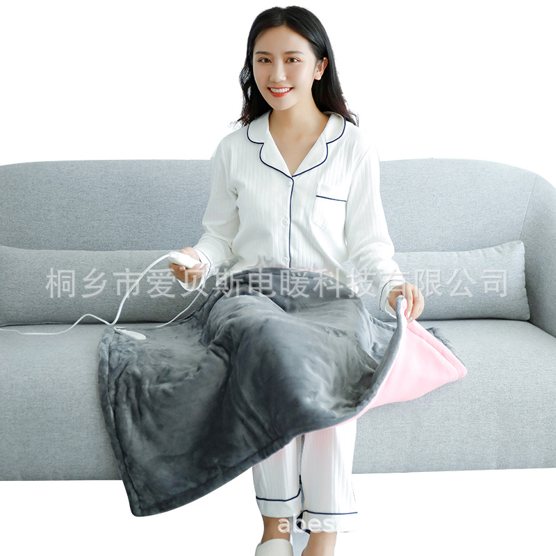 Coperta elettrica lombare antistatica sicurezza piccola coperta invernale copertura Termica Pad riscaldante Manta Termica coperta più calda WT5DRT: Ash powder