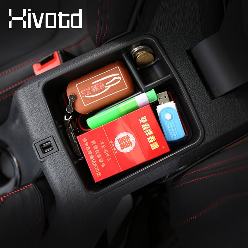 MG ZS accesorios de coche Interior organizar caso ABS compartimento de almacenamiento de apoyabrazos Central tapa inserte guardar orden bandeja
