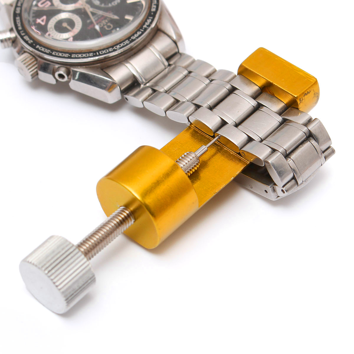 Metalen Horloge Gereedschap Aanpassen Horloge Band Tool Met Horloge Pin Band Armband Link Pin Tool Remover Horlogemaker Ferramenta Relogio
