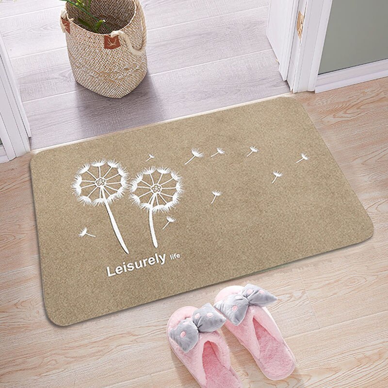 Paillasson d'entrée moderne, tapis de bienvenue pour porte d'entrée, tapis de cuisine antidérapant, tapis de sol rectangulaire, paillasson doux 40 x 60cm/38 x 58cm