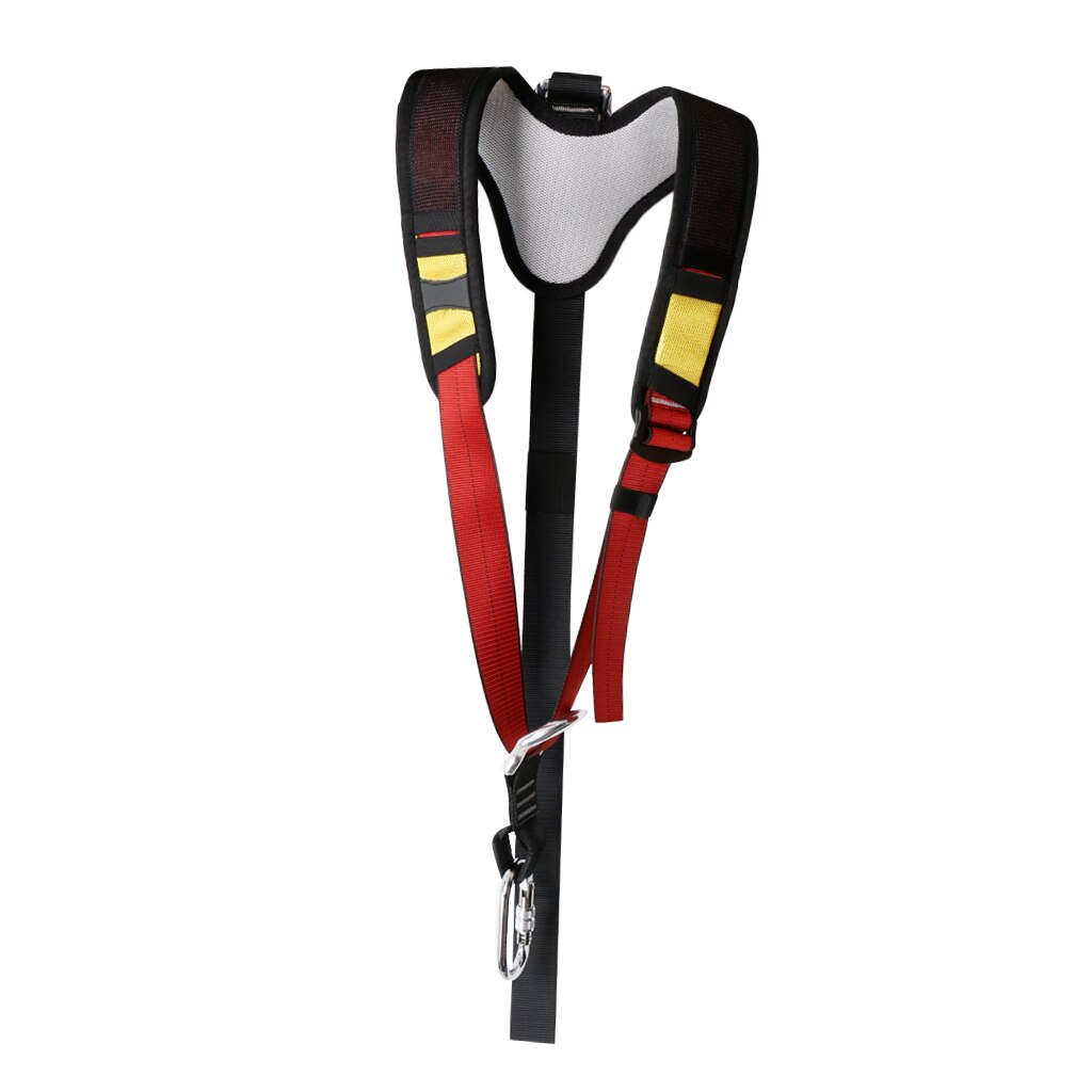 Safety Shoulder Strap Sling with Carabiner for Rock Climbing Harness Equip