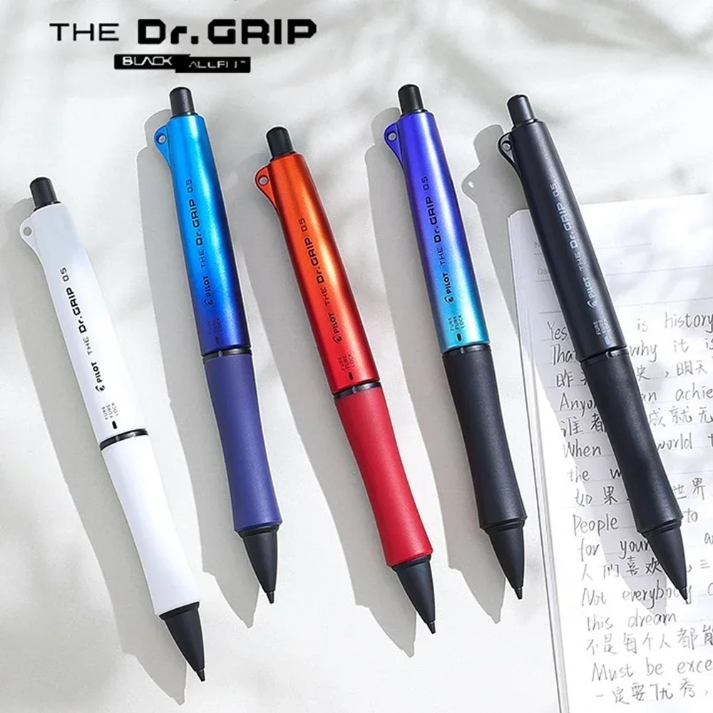 1 Stück Japan Pilot Druckbleistift SCHWARZ Akzent begrenzt DR Griff schüttelt aus führen 0,3/0,5 mm Niedliche Schulbedarf