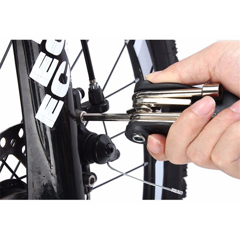 16 In 1 Multifunctional Bicycle Repair Tools Road Mountain Bike Multi Tool Kit Bike Tools Set Cycling Multitool