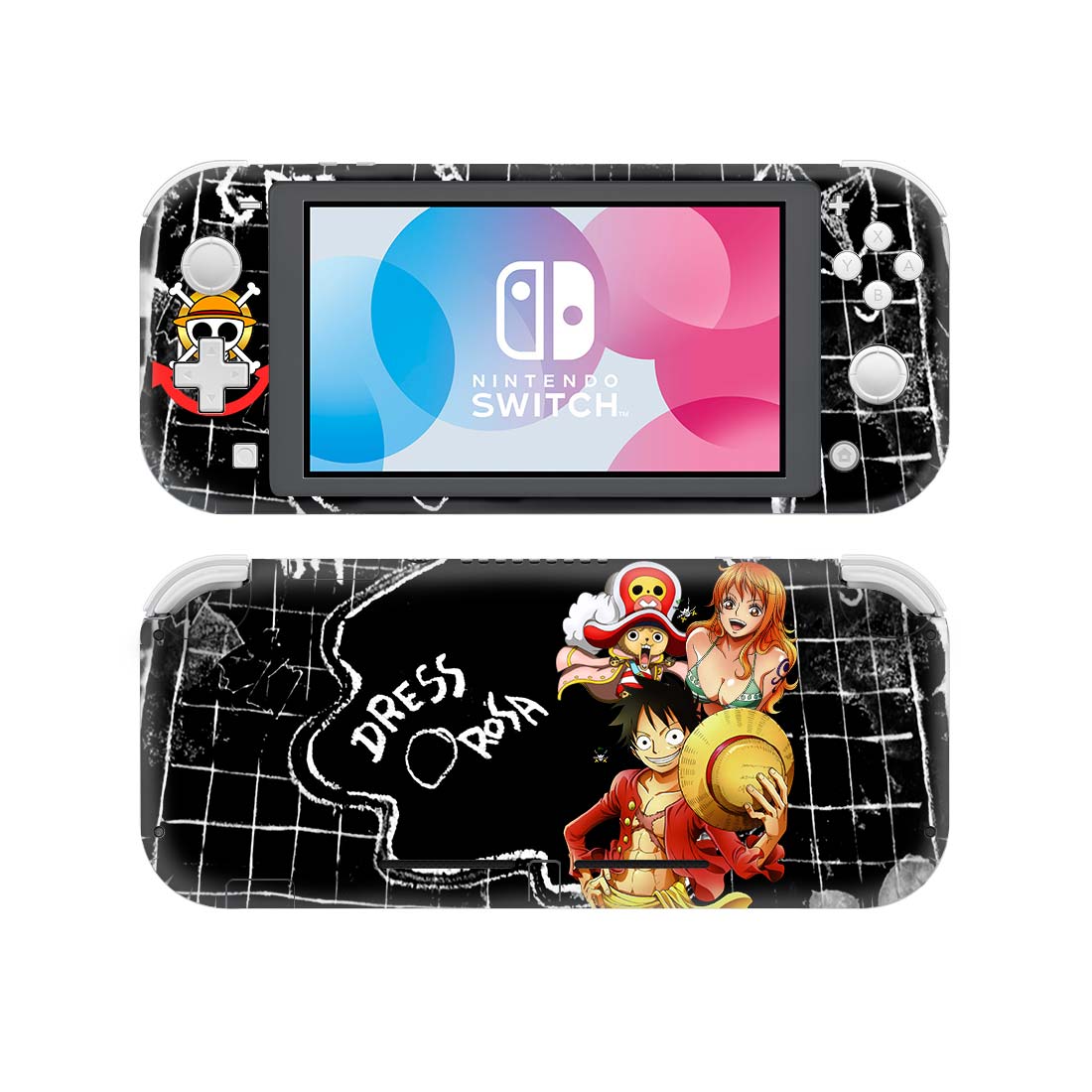 Adesivo Skin in vinile stile Luffy One Piece per Nintendo Switch Lite NSL pellicola protettiva Cover Skin 15 stili disponibili: Style 13