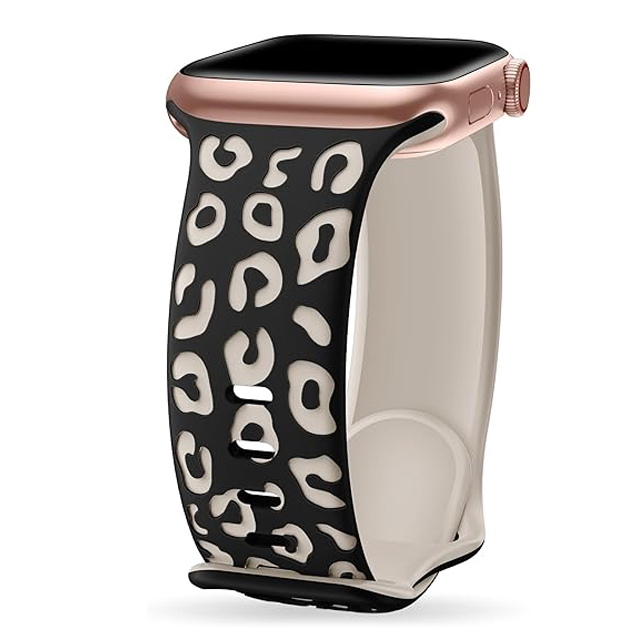 Engraved Strap For Apple Watch Band 45mm 44mm 46mm 42mm 41mm 40mm 49mm Silicone Correa Bracelet Series 8 9 10 7 SE 6 5 4 Ultra 2: Darkblue Black / 20mm