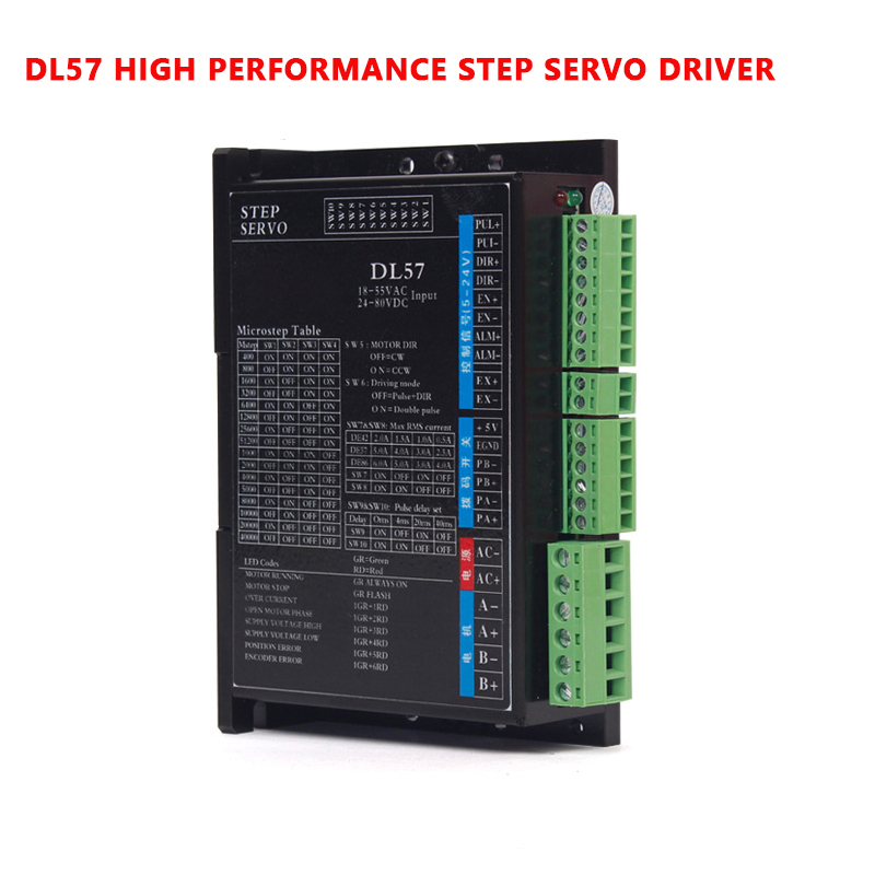 57HSE1.2N+HBS57/DL57 Closed-loop step motor 57 Stepper Motor Driver 1.2nm Servo Motor 1.2NM Hybrid closed loop Nema 23 2-phase.