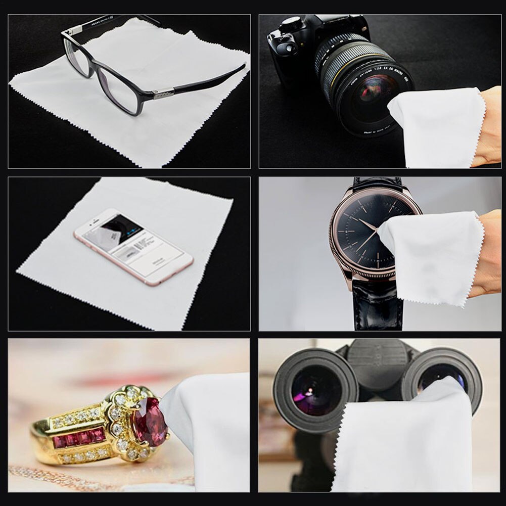 Schoonmaakdoekje Zachte Microfiber Doekjes Reinigingsdoekje Voor Glazen Mobiele Telefoon Tablet Schermen Camera Cleaning
