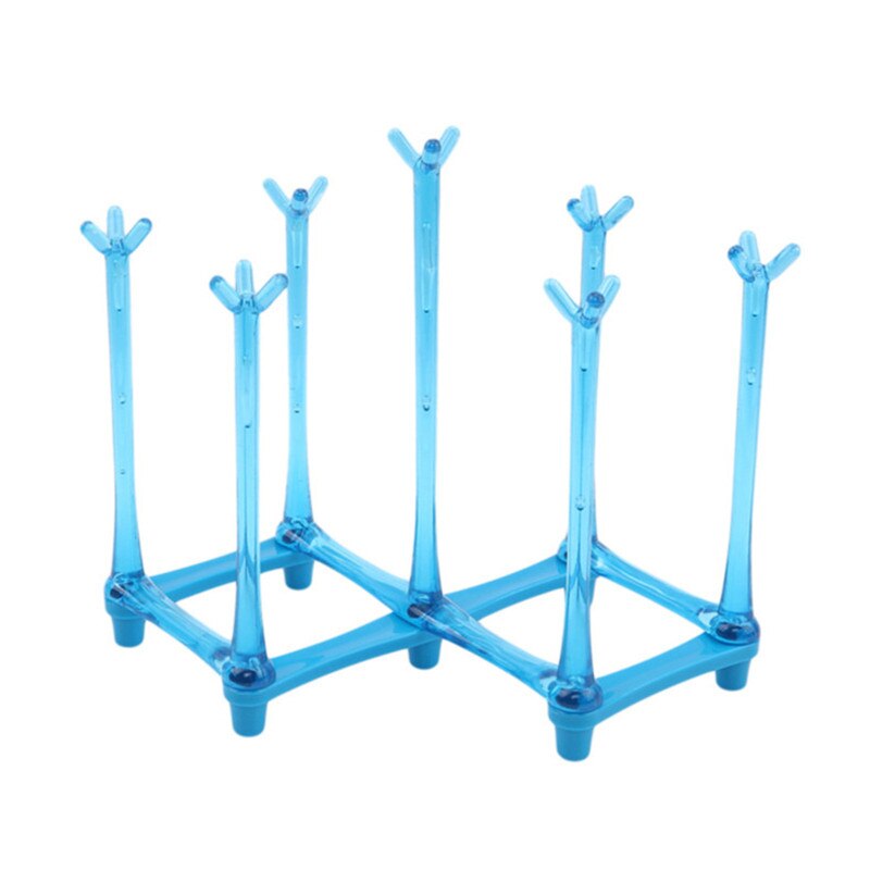 Retractable Cup Drying Rack Drinking Glass and Bottle Drying Holder Water Mug Drainer Stand Tray Holder With Non-slip Bottom
