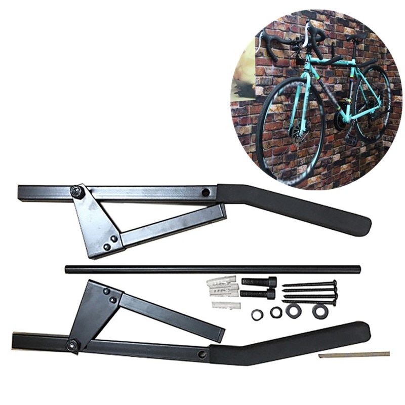 Bicycle Wall Mount Holder Foldable Bike Stand Parking Rack MTB Maintenance Display Storage Hanger Cycling Accessories