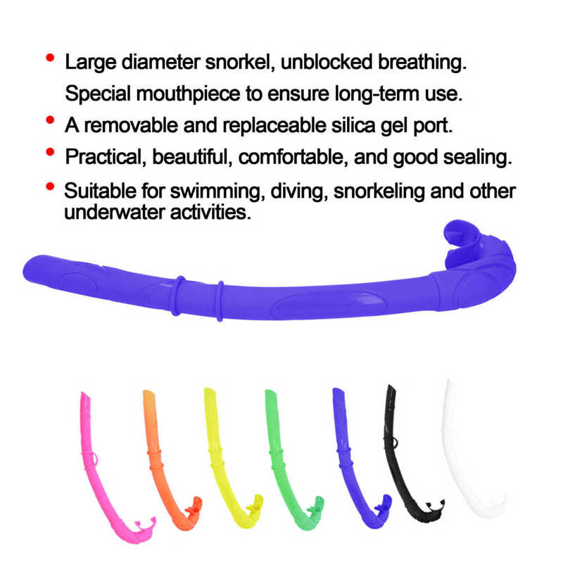 Tube de respiration flottant pour plongée sous-marine, Gel de silice, pour adultes, natation, piscine, Sport sous-marin
