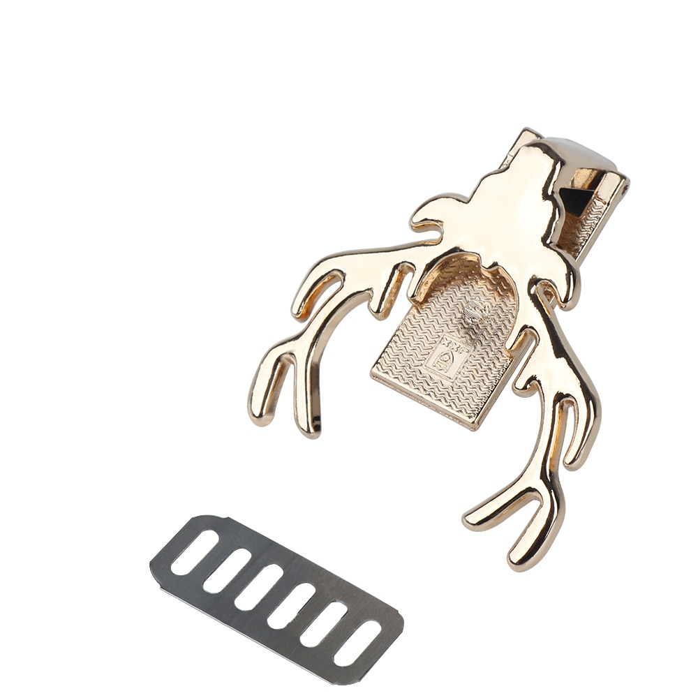 1 ud. Accesorios prácticos del bolso con de ciervos cierre con giro de metal Twist Lock bolso de bricolaje bolso de hombro Hardware parte decoración del bolso