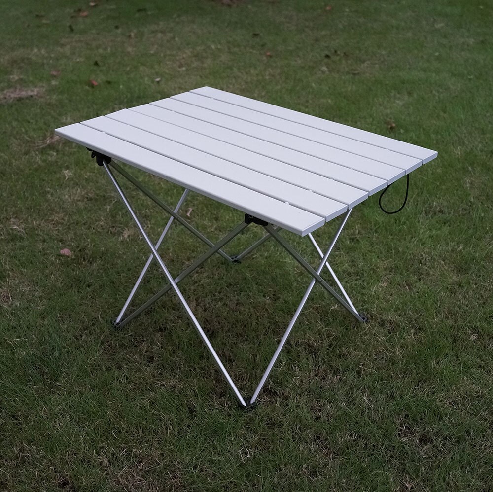 Ultralet bærbart foldebord s / m legering camping picnic bord