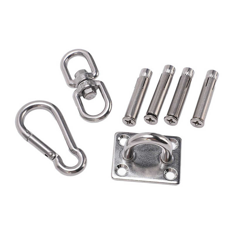 Suspension Ceiling Hanger High Hardness Anti Corrosion Ceiling Hanging Kit Stainless Steel Burr Free for Yoga Suspension
