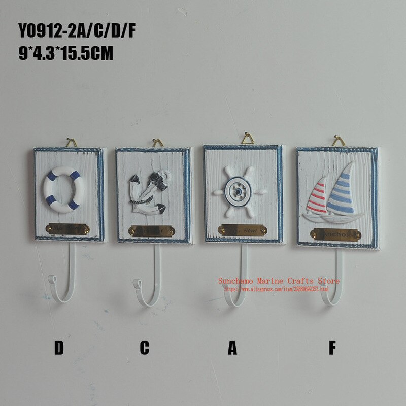 Special Offer Mediterranean Marine Accessories Home Furnishing Coat Hanger Hook for Bathroom Kitchen Home Decor Hanger