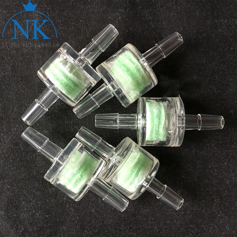 Filtre en fibre brute type Mini gaz-liquide, colonne générale, avec tuyau, interface minimum, dia extérieur 3.2/4.6/6/8/10mm, 20 pièces/lot