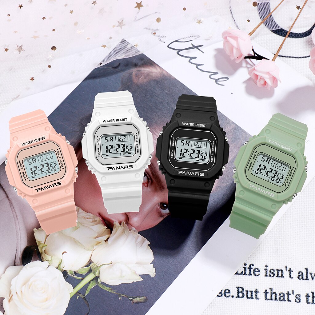 Synoke dames polshorloge koppelhorloge lichtgevend alarm g dames schok elektronisch horloge waterdicht heren digitaal horloge