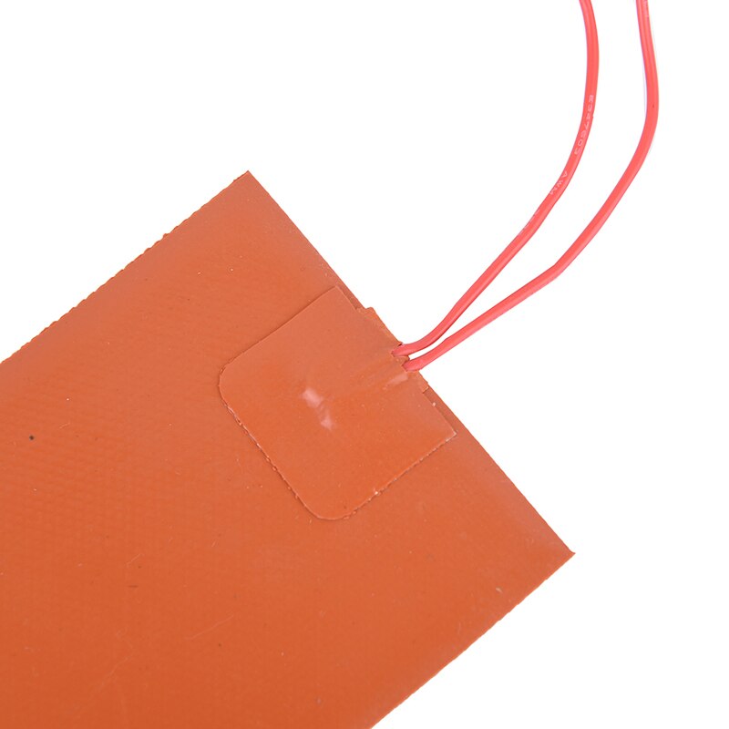 80x100mm 12V DC 20W Silicone Heated Bed Heating Pad Flexible Waterproof For 3D Printer Parts Electric Heating Pads