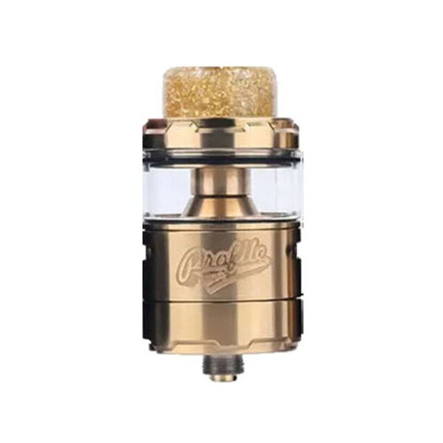 electronic cigarette Apocalypsse GEN3 RDTA TANK fit vape mod rebuildable dripping atomizer for 510 vape tank RDA rta e cig: Profile Unity  gold