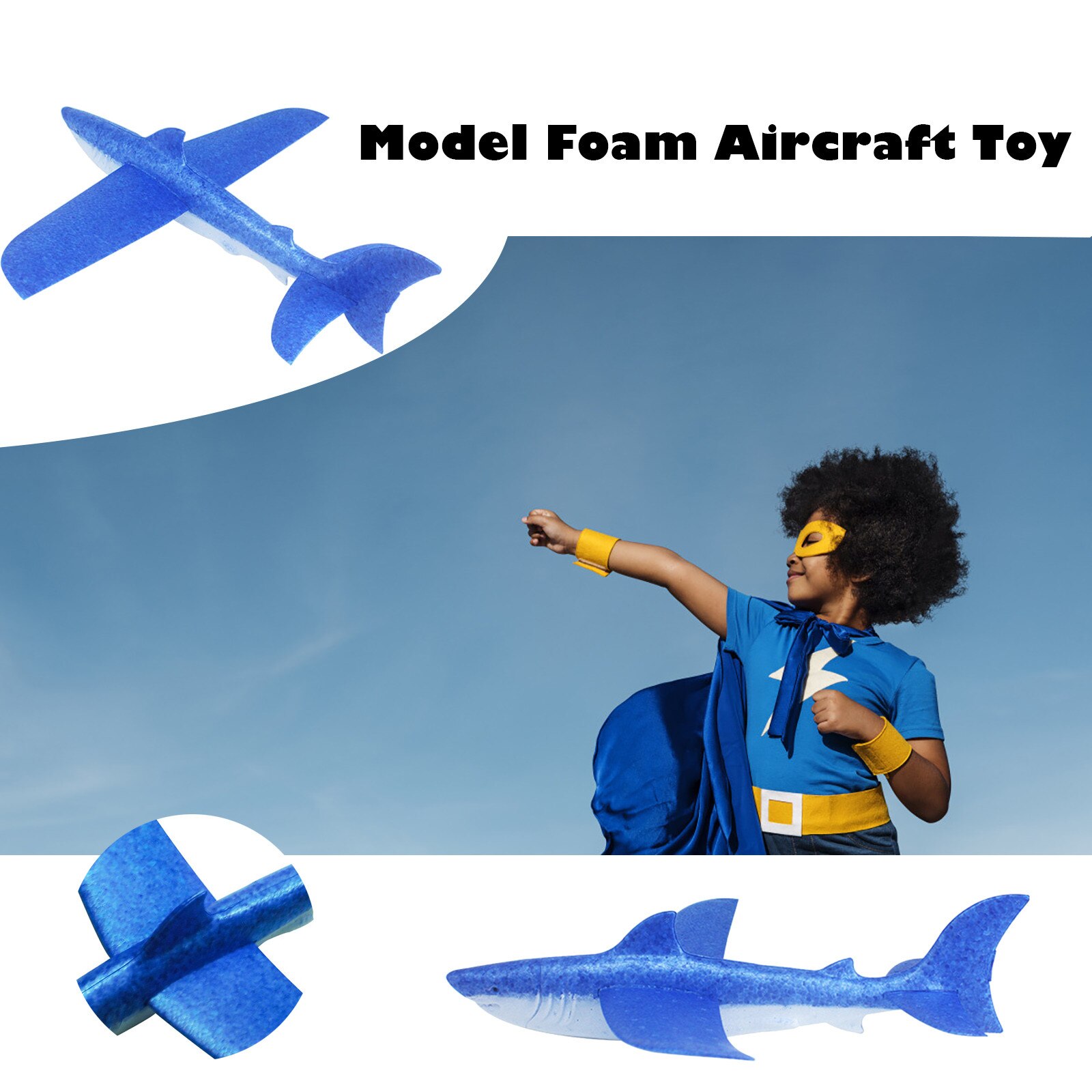 Aircraft Manual Throwing Fun Challenge Outdoor Sports Toy Plane Model Foam Aircraft Outdoor Fun Toys For Children Party Game