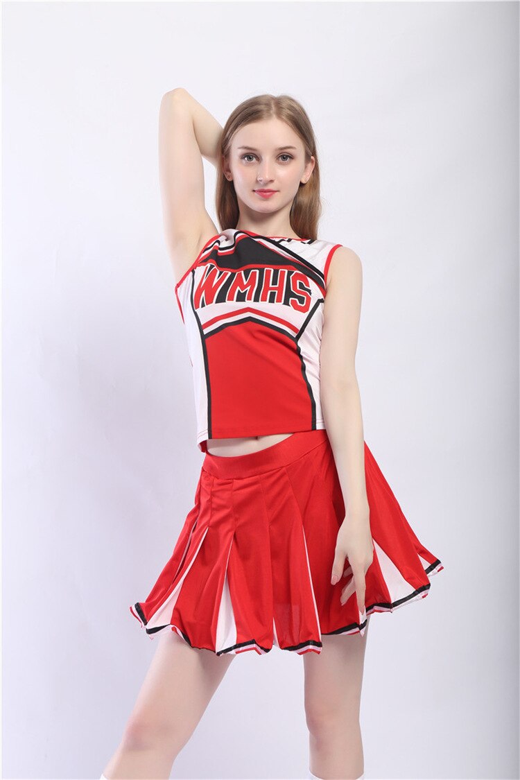 Fille Cheerleading robe Cheerleading Football bébé aérobic Costume femmes uniformes scolaires adultes Cheerleader danse Costumes